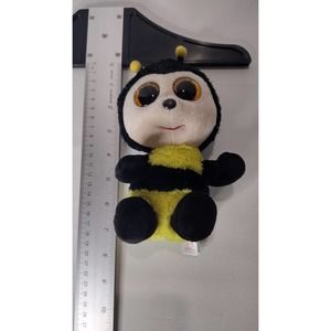 Ty Beanie Boos BUZBY the Bumblebee Glitter Eyes Soft Plush